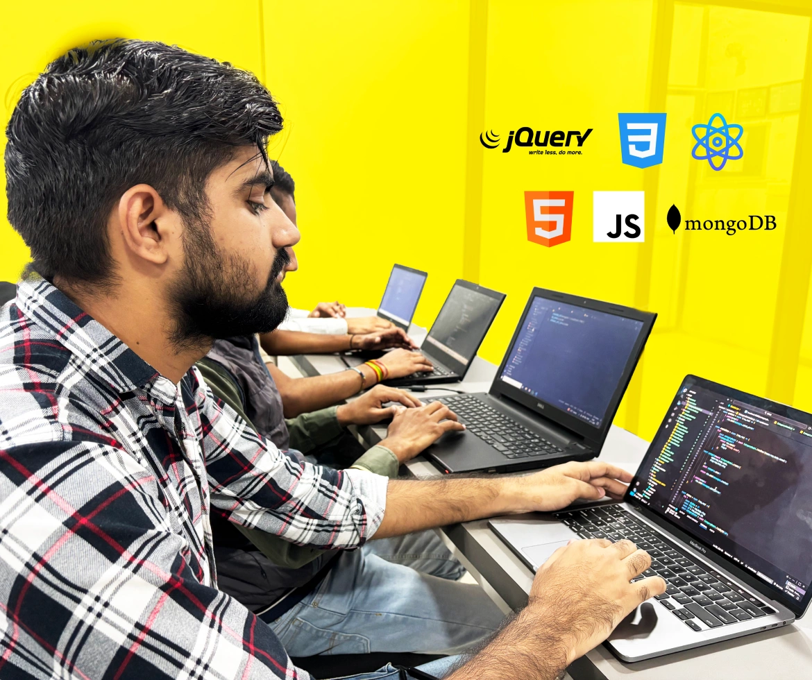 Students using real tools