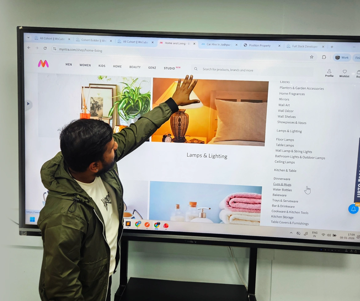 Students using real tools